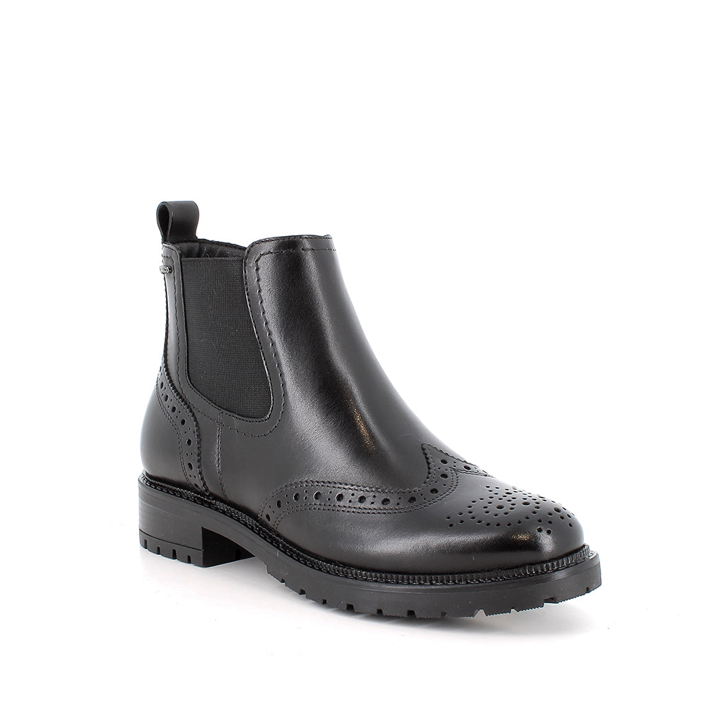 Igi&Co 2185900 Stivaletti con tacco da donna nero con zip