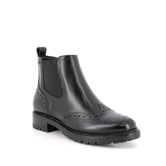 Igi&Co 2185900 Stivaletti con tacco da donna nero con zip