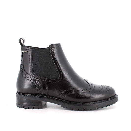 Igi&Co 2185900 Stivaletti con tacco da donna nero con zip