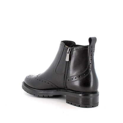 Igi&Co 2185900 Stivaletti con tacco da donna nero con zip