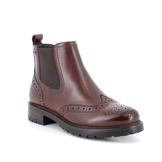 Igi&Co 2185911 Stivaletti con tacco da donna marrone con zip