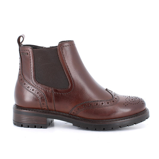Igi&Co 2185911 Stivaletti con tacco da donna marrone con zip