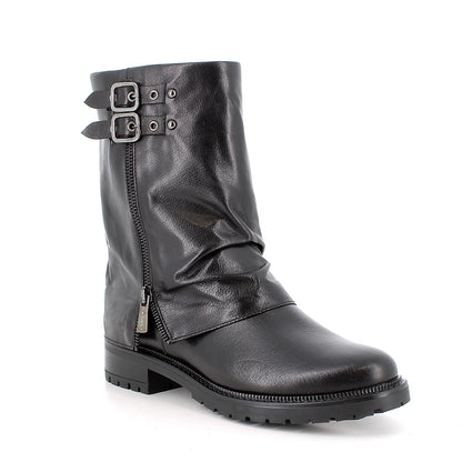 Igi&Co 2186100 Stivali con tacco da donna nero con zip