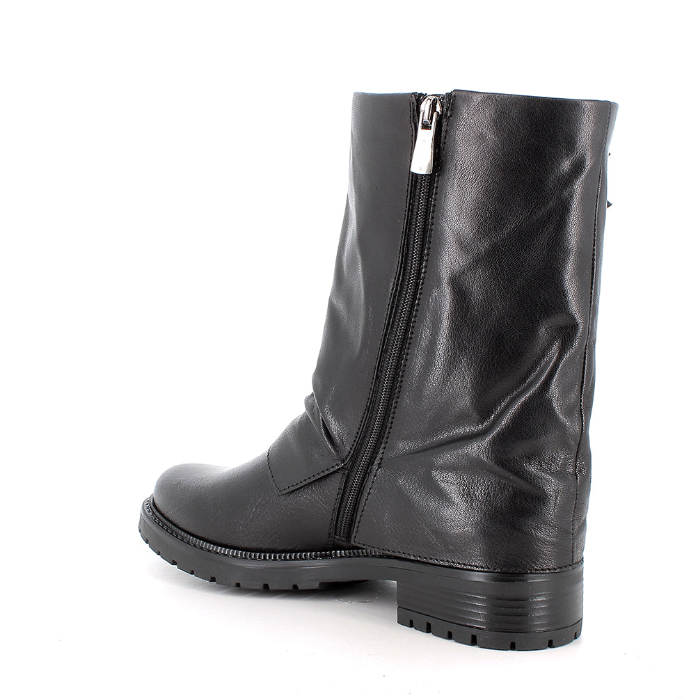 Igi&Co 2186100 Stivali con tacco da donna nero con zip