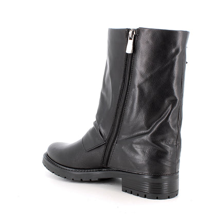 Igi&Co 2186100 Stivali con tacco da donna nero con zip