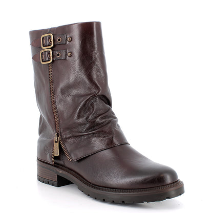 Igi&Co 2186111 Stivali con tacco da donna marrone con zip