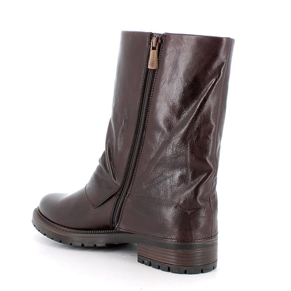 Igi&Co 2186111 Stivali con tacco da donna marrone con zip