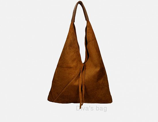Divas S7137 Volma maxi borsa in pelle scamosciata