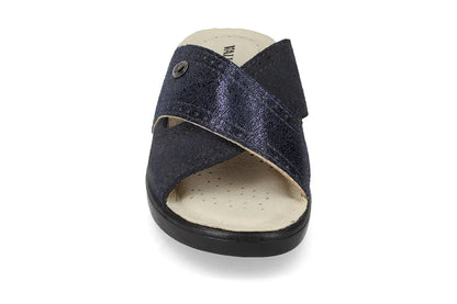 Valleverde 25301 ciabatta donna con sottopiede in pelle