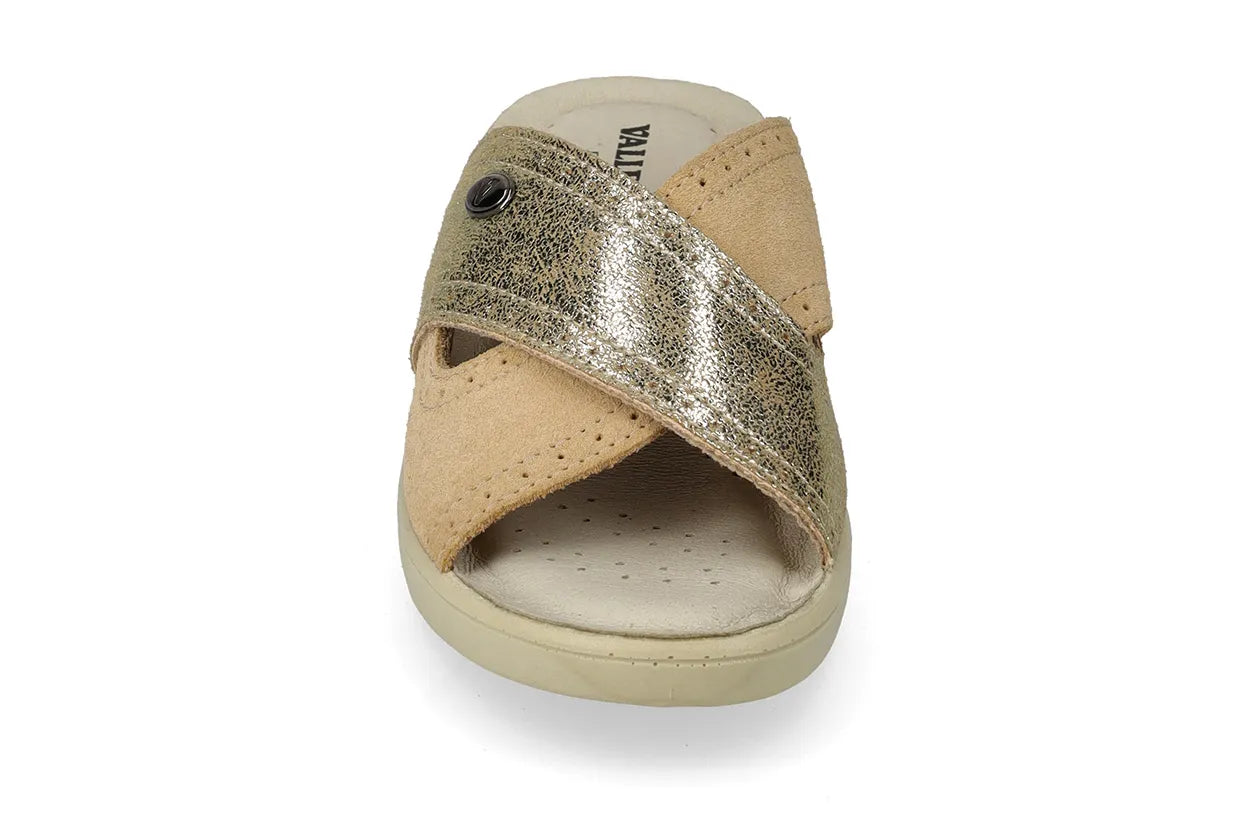 Valleverde 25301 ciabatta donna con sottopiede in pelle