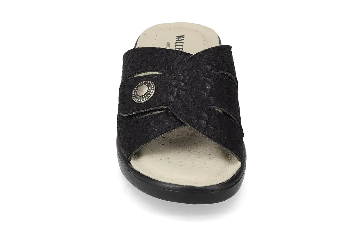 Valleverde 25306B ciabatta donna con sottopiede in pelle