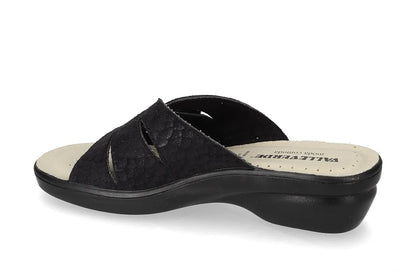 Valleverde 25306B ciabatta donna con sottopiede in pelle