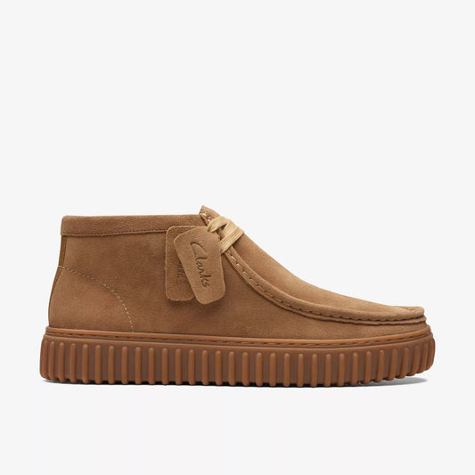 Clarks 26173663 Torhill Hi Camoscio Sabbia Scuro da uomo