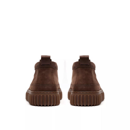 Clarks 26184694 Torhill Lace Hi Nabuk marrone scuro da uomo