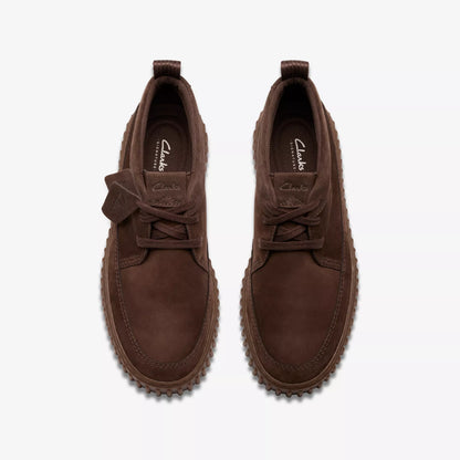 Clarks 26184694 Torhill Lace Hi Nabuk marrone scuro da uomo