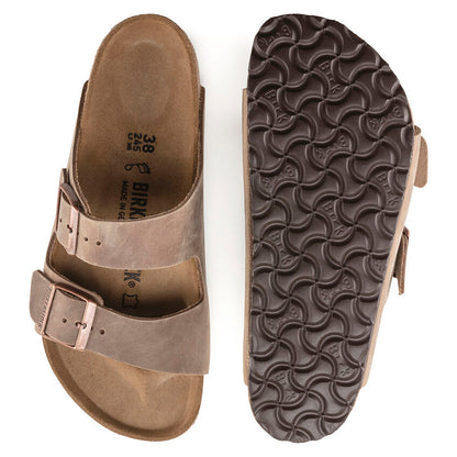 Birkenstock 352203 Arizona pelle oliata tobacco brown