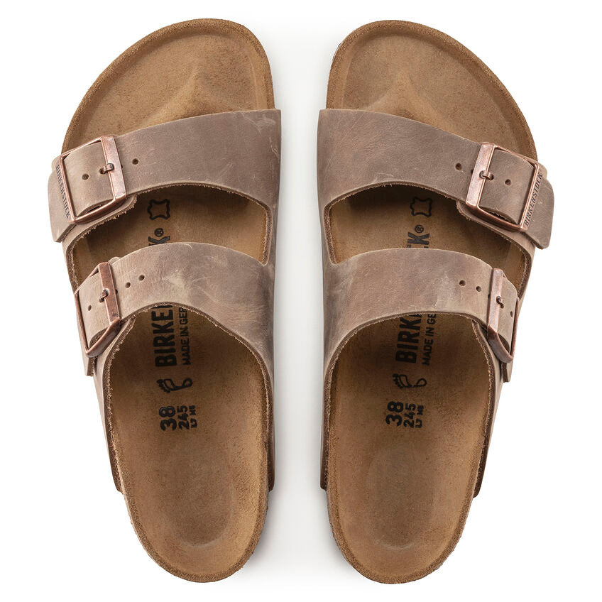 Birkenstock 352203 Arizona pelle oliata tobacco brown