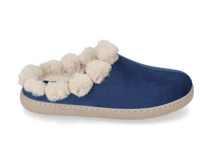 Valleverde 43102 Pantofola Donna in Tessuto con fodera peluche