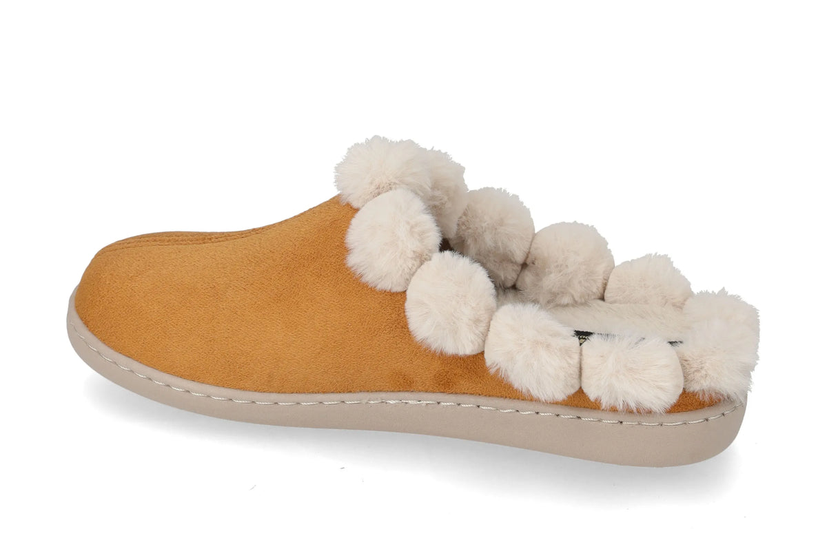 Valleverde 43102 Pantofola Donna in Tessuto con fodera peluche