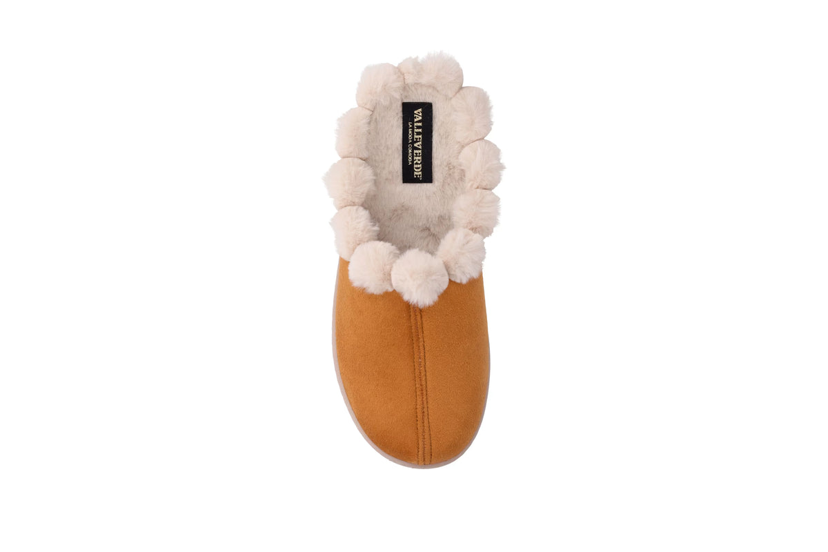Valleverde 43102 Pantofola Donna in Tessuto con fodera peluche