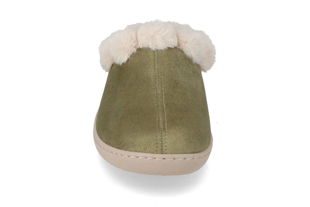 Valleverde 43102 Pantofola Donna in Tessuto con fodera peluche