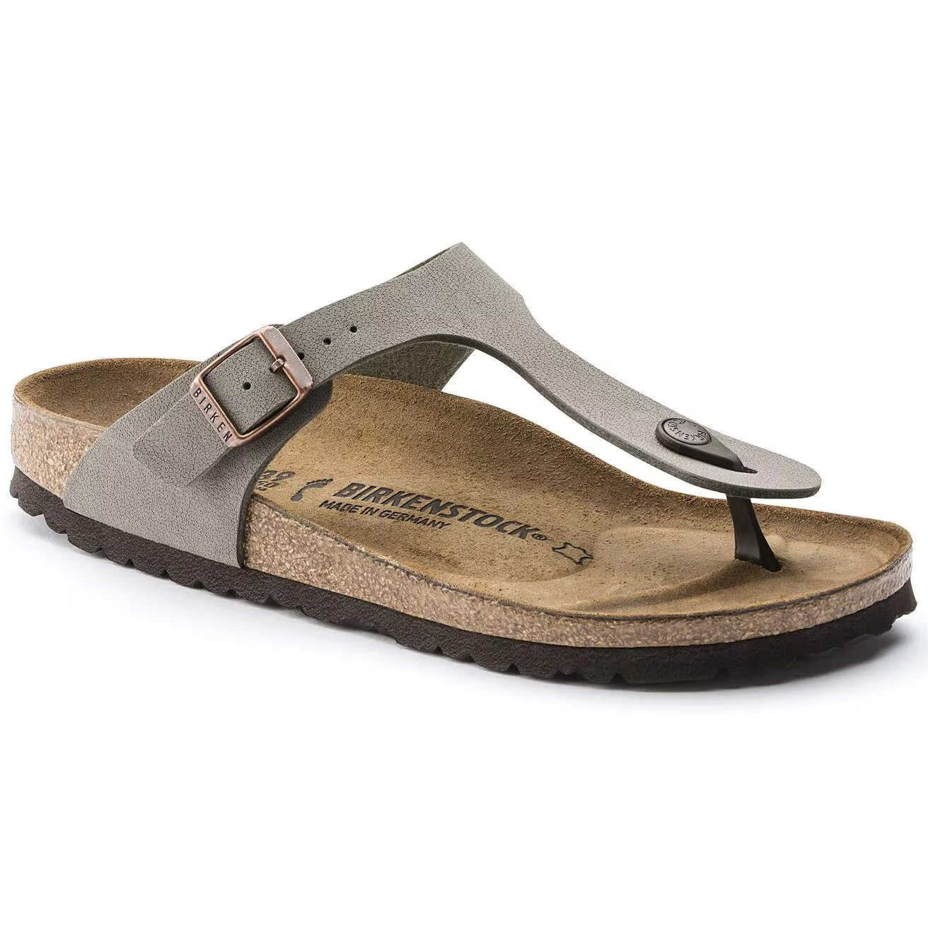 Birkenstock 043391 Gizeh  Birko-Flor Nubuck stone