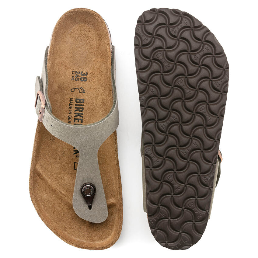 Birkenstock 043391 Gizeh birko-flor nubuck stone