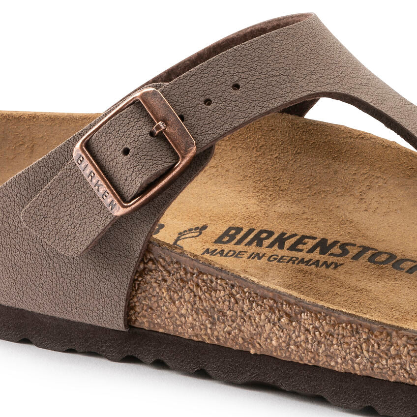 Birkenstock 043751 Gizeh birko-flor nubuck mocca