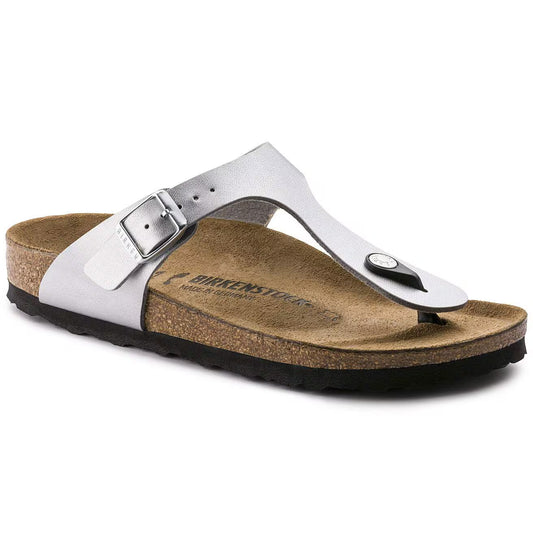 Birkenstock 043851 Gizeh  Birko-Flor silver