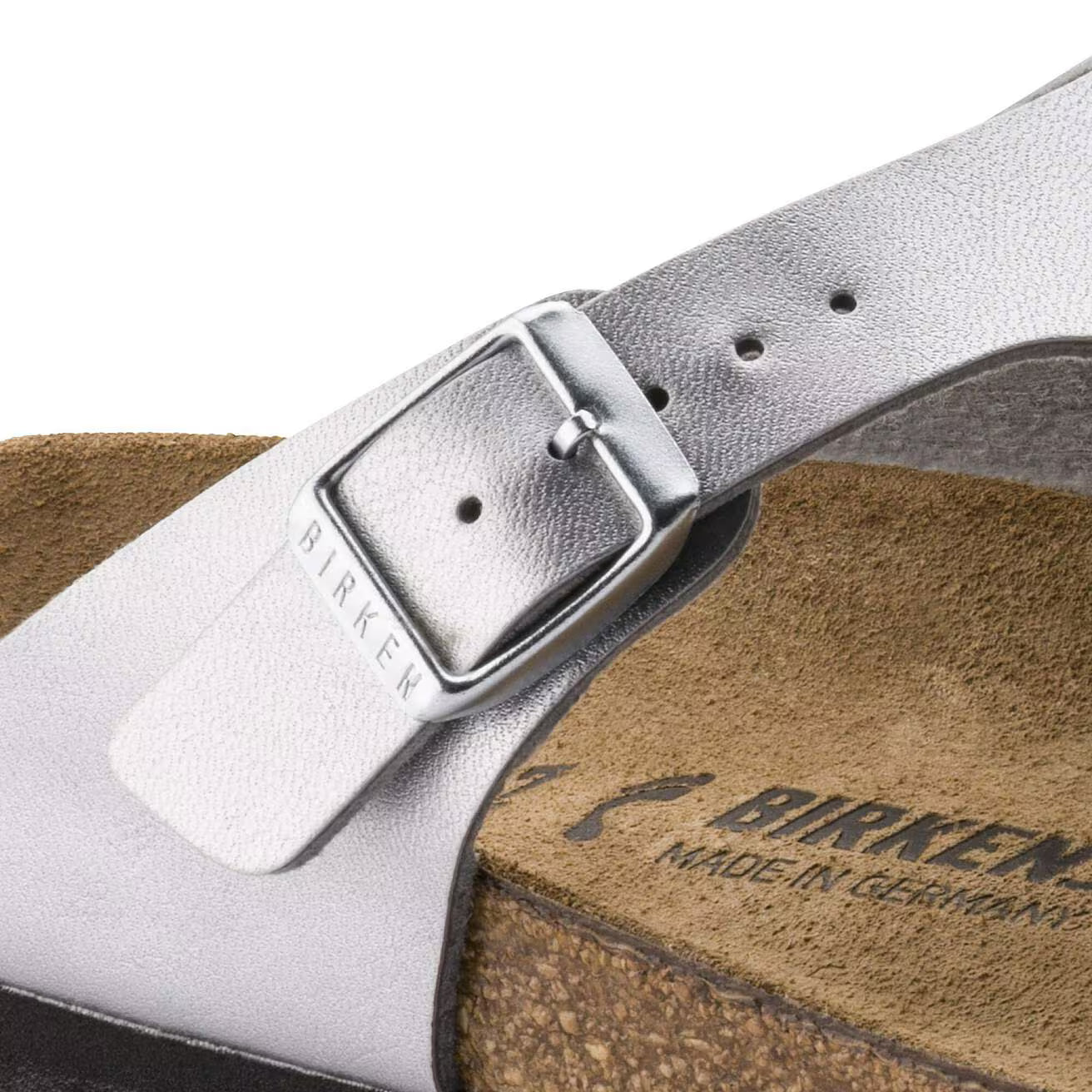 Birkenstock 043851 Gizeh  Birko-Flor silver