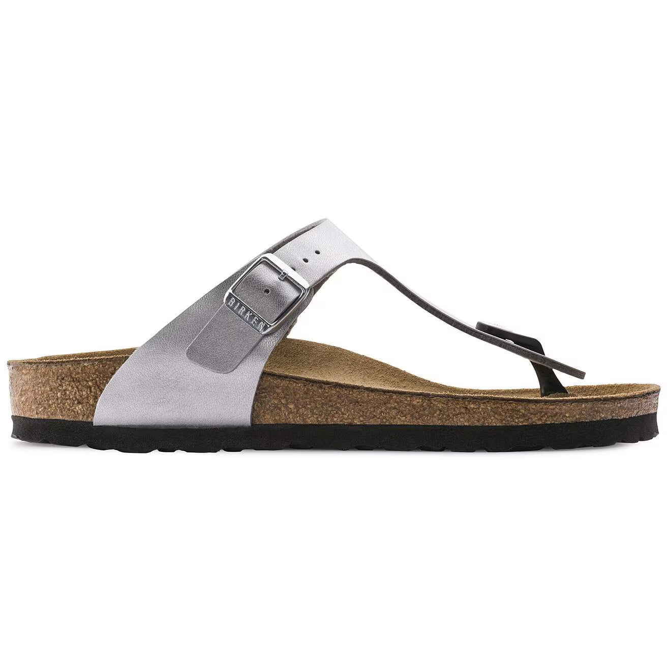 Birkenstock 043851 Gizeh  Birko-Flor silver