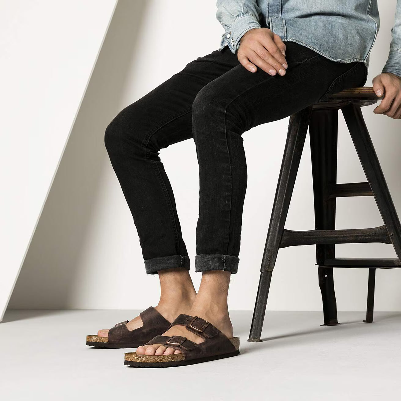 Birkenstock 052533 Arizona  Pelle oliata habana