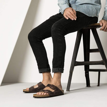 Birkenstock 052533 Arizona  Pelle oliata habana
