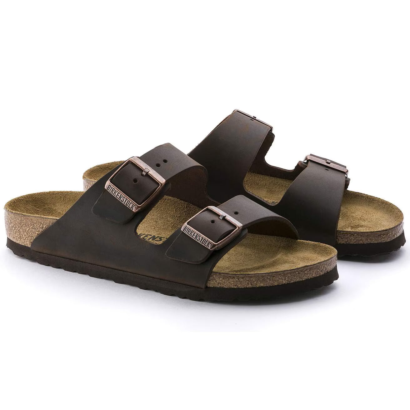 Birkenstock 052533 Arizona  Pelle oliata habana