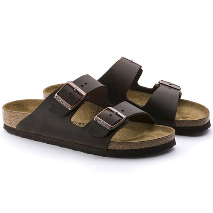 Birkenstock 052533 Arizona  Pelle oliata habana