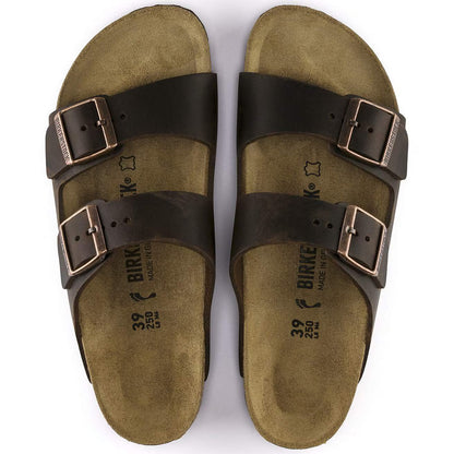 Birkenstock 052533 Arizona  Pelle oliata habana