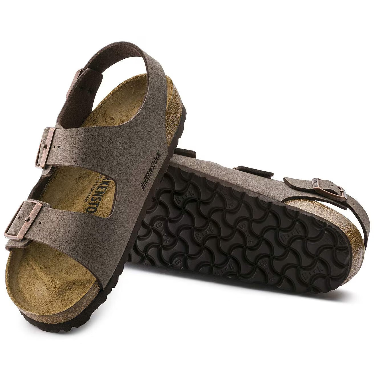 Birkenstock 634503 Milano  Birko-Flor Nubuck mocca