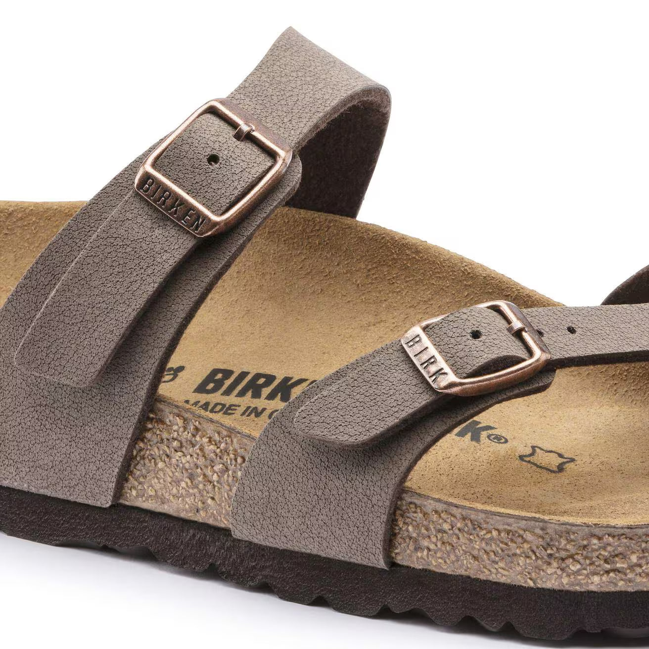 Birkenstock 071061 Mayari  Birko-Flor Nubuck mocca
