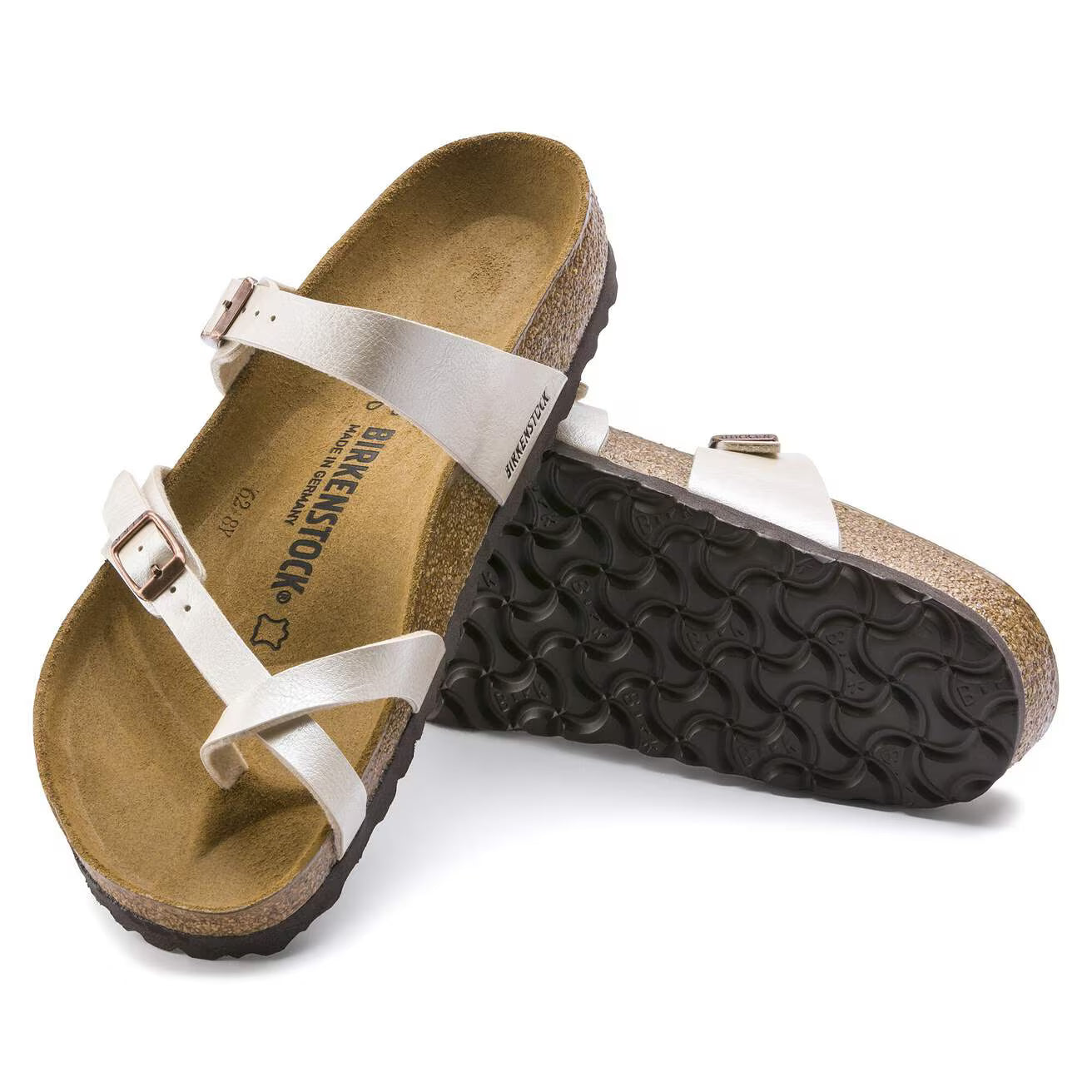 Birkenstock 071661 Mayari  Birko-Flor graceful pearl white