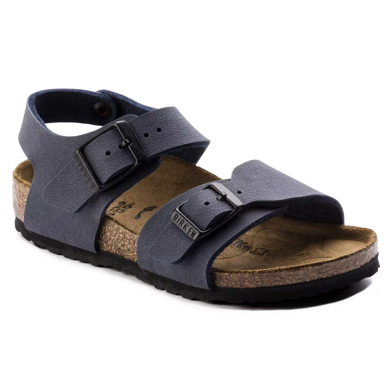 Birkenstock 087773 New York Kids  Birko-Flor Nubuck navy