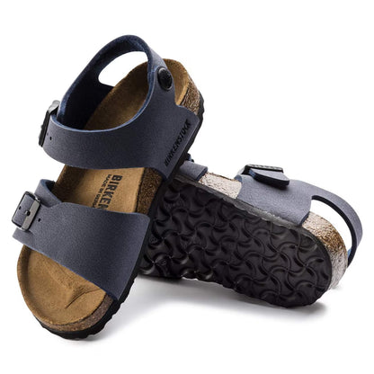 Birkenstock 087773 New York Kids  Birko-Flor Nubuck navy