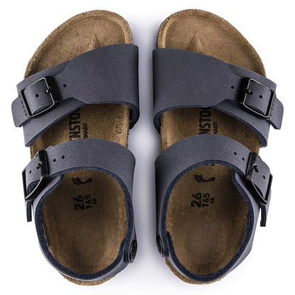 Birkenstock 087773 New York Kids  Birko-Flor Nubuck navy