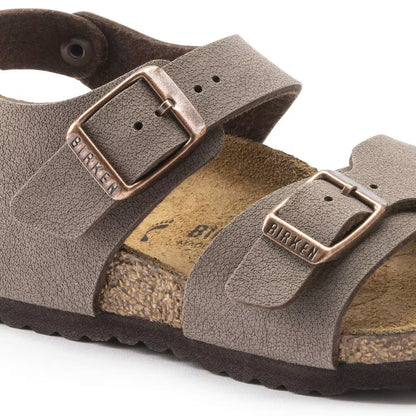 Birkenstock 087783 New York Kids  Birko-Flor Nubuck mocca