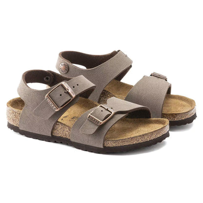 Birkenstock 087783 New York Kids  Birko-Flor Nubuck mocca