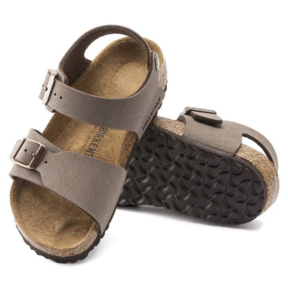 Birkenstock 087783 New York Kids  Birko-Flor Nubuck mocca