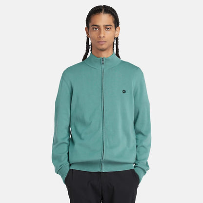 Timberland A2BMZ maglione in cotone a zip intera williams river da uomo