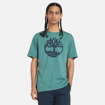 Timberland A2C2R t-shirt con logo ad albero kennebec river da uomo