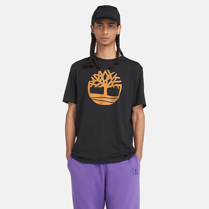 Timberland A2C2R t-shirt con logo ad albero kennebec river da uomo