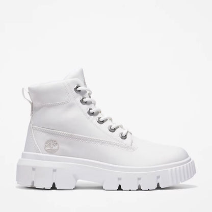 Timberland A2JFQ stivale stringato greyfield mid da donna in bianco