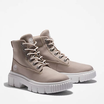 Timberland A2JGD stivale stringato greyfield mid da donna in beige